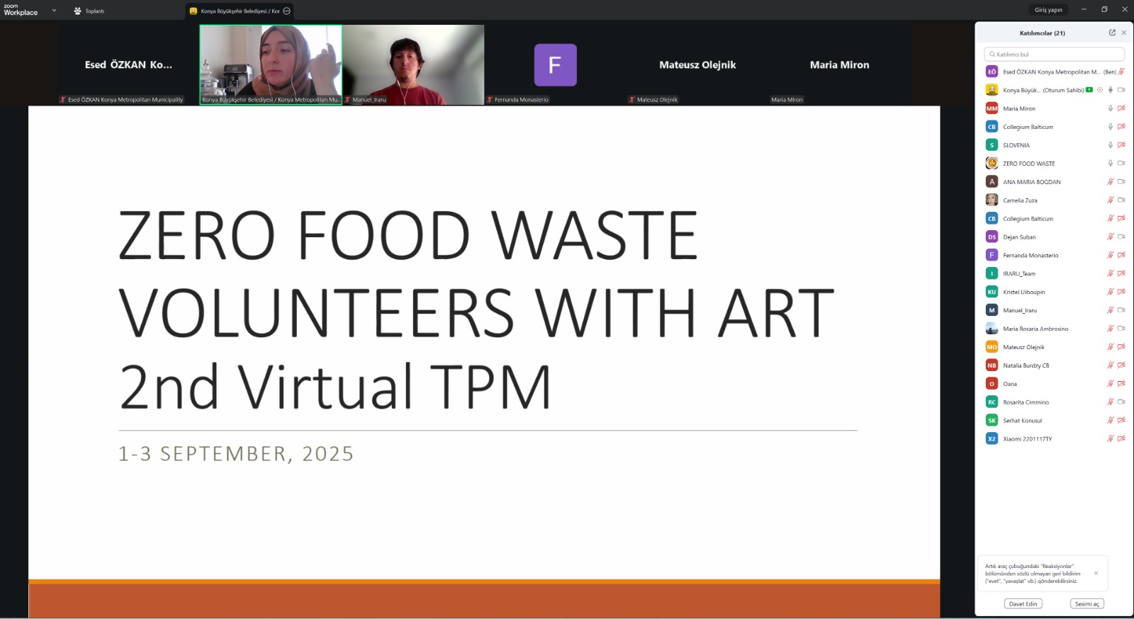 2nd TPM – Virtual Transnational Project Meeting